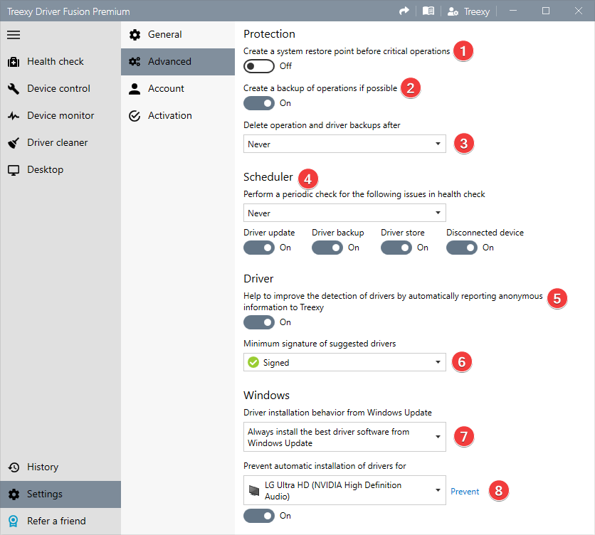 Settings Manual Driver Fusion Treexy Settings Manual Driver Fusion Treexy